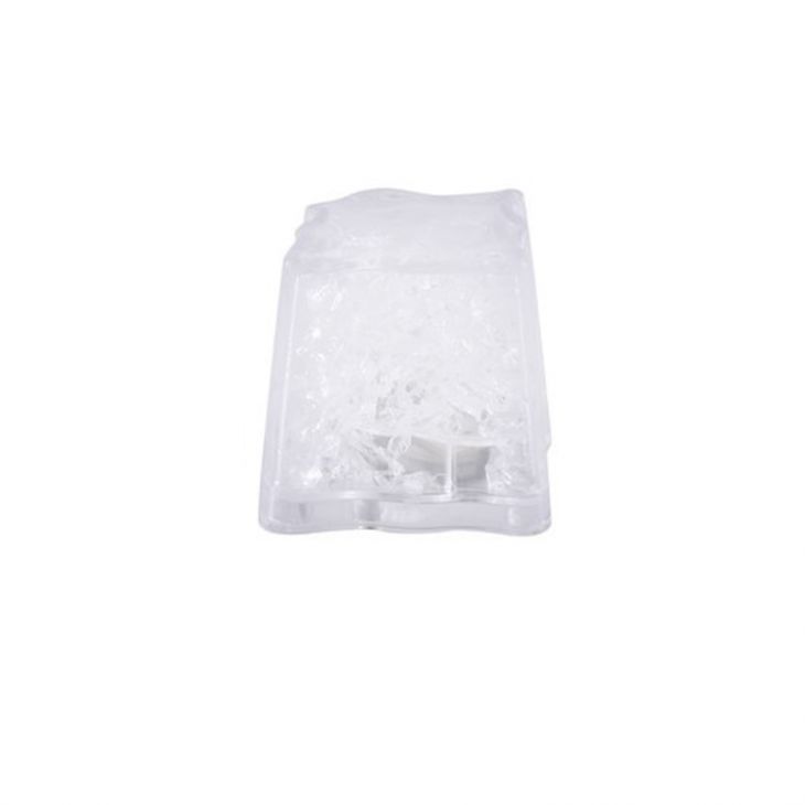 Clear Ice Cube with White Light (100 Pieces) main image